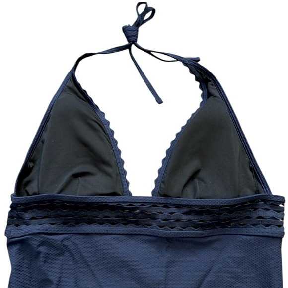 J. Crew Pique Halter One Piece - Picture 10 of 14